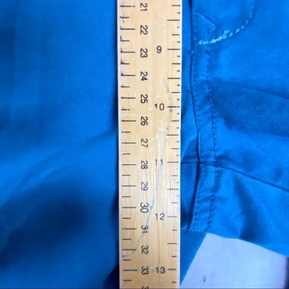 Haggar Life Khakis Sz 34x32 Relaxed Straight Leg Turqouise Blue - Picture 8 of 10